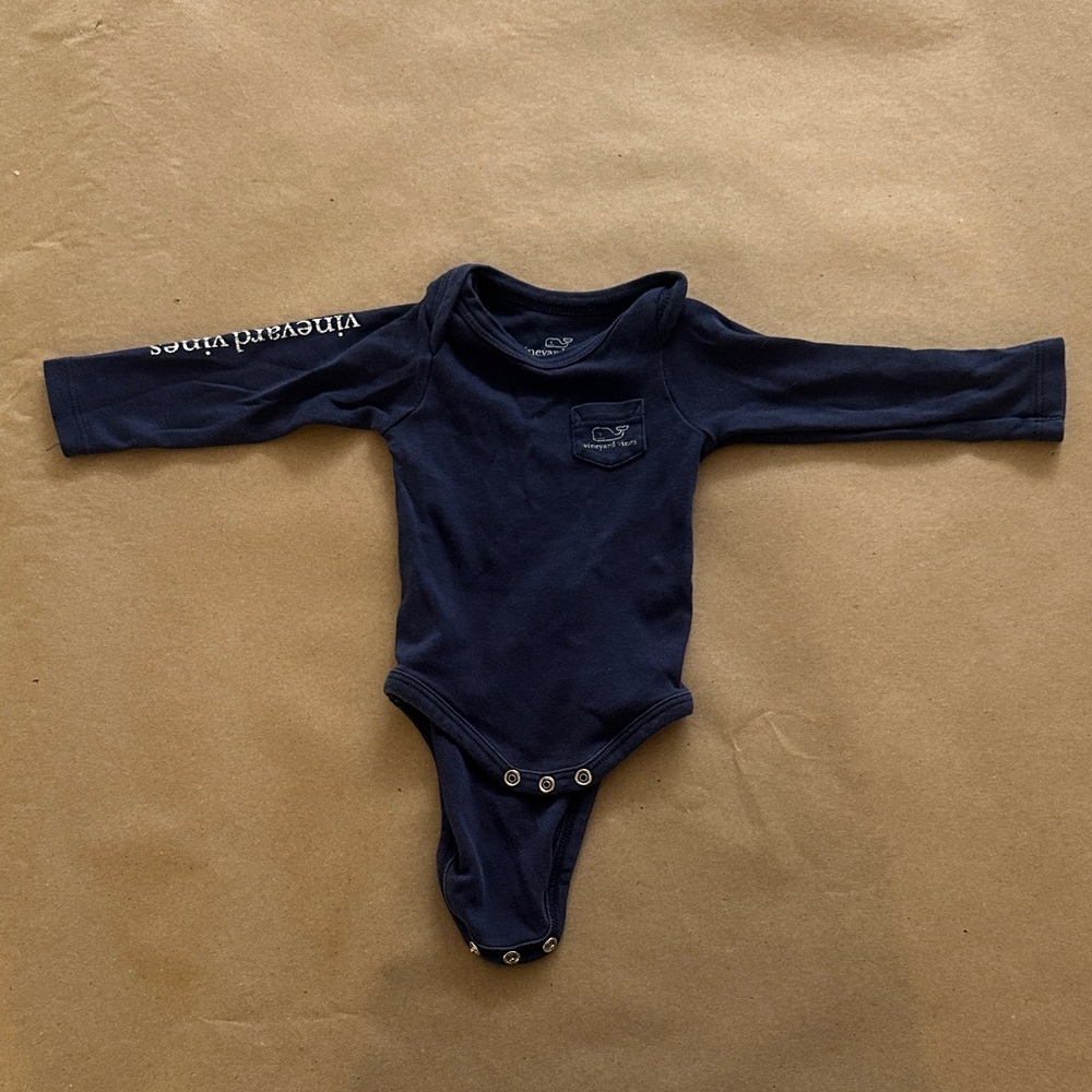 Vineyard Vines Classic Navy Kids Bodysuit